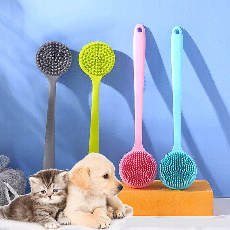 Uzun Saplı Silikon Banyo Fırçası